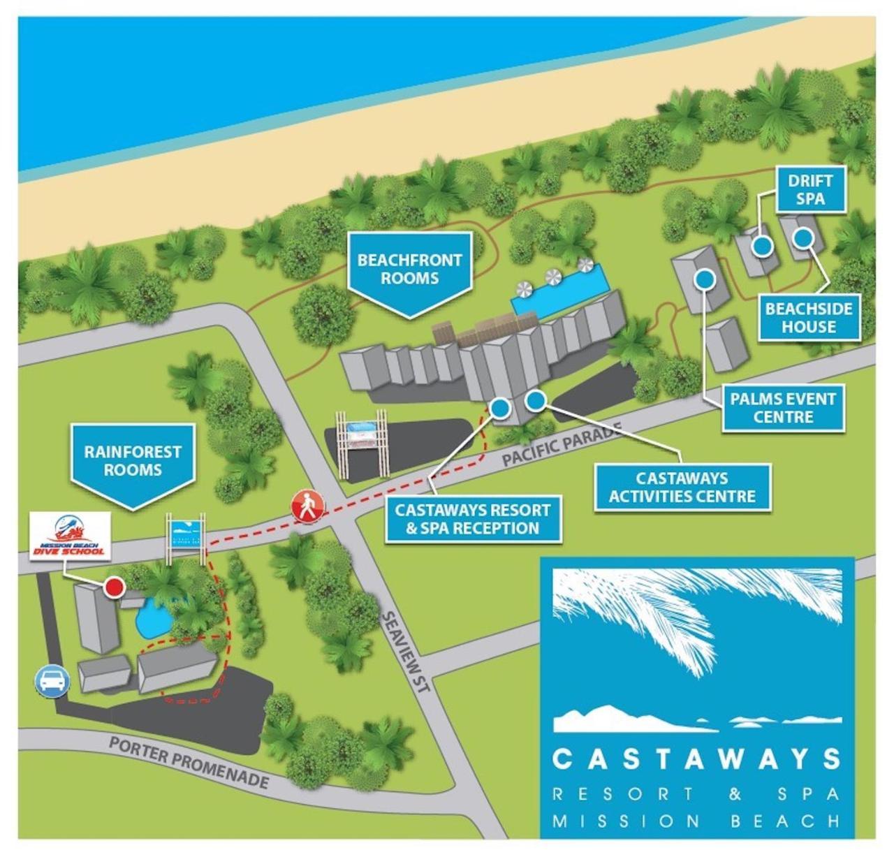 Rainforest Castaways Resort And Spa มิชชันบีช ภายนอก รูปภาพ